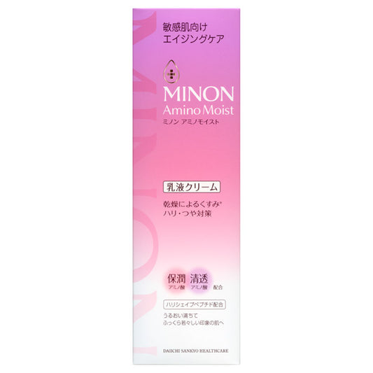 MINON Amino Moist Aging Care Milk Cream, 100g, Fragrance-free