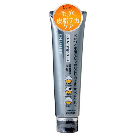 Chifure Scrub Facial Cleansing Foam, 100g