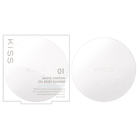 KiSS Matte Chiffon Oil Reset Powder (01 Clear Lucent)