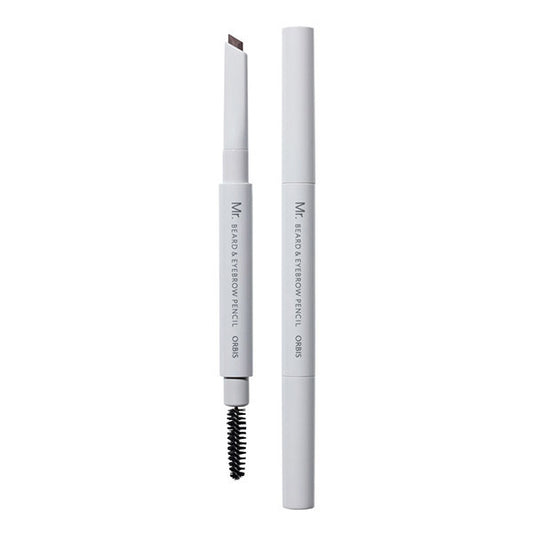 ORBIS Mr. Beard & Eyebrow Pencil, Stylish Brown, 0.37g, Fragrance-free