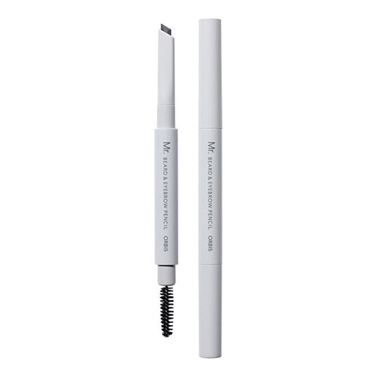 ORBIS Mr. Beard & Eyebrow (Men's Eyebrow & Beard Makeup Pencil), Brave Gray, 0.37g, Fragrance-free