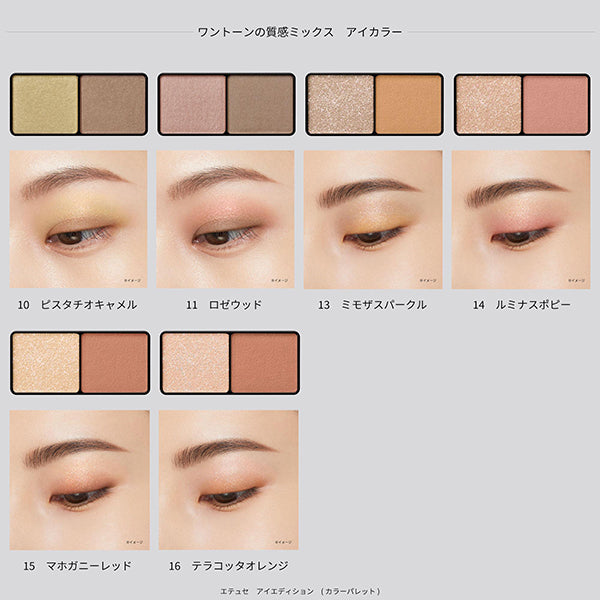 ETTUSAIS Eye Edition (Color Palette), 02 Pink Brown, 3.8g