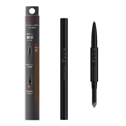 KATE KATE Lasting Design Eyebrow W (Slim), BR-3, 0.38g