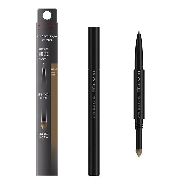 KATE KATE Lasting Design Eyebrow W (Slim), BR-1, 0.38g