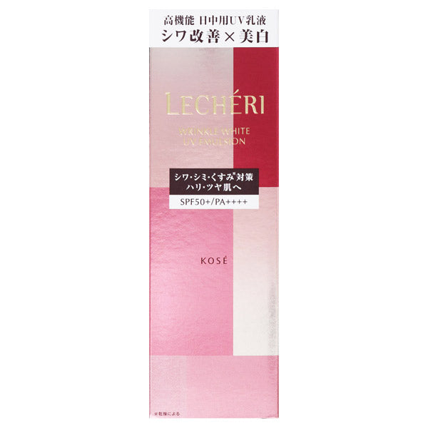 Lecheri Wrinkle White UV Emulsion SPF50, 35g (Fresh Floral)