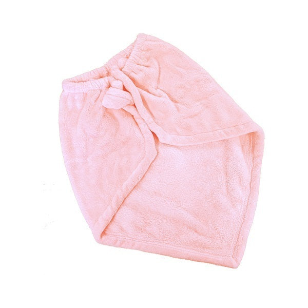 HAHONICO Hair Dry Microfiber Turban (Pink)