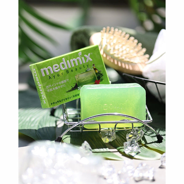 Aroma Soap Fresh Green, 125g, Moisturizes skin with natural glycerin, Gentle herbal scent