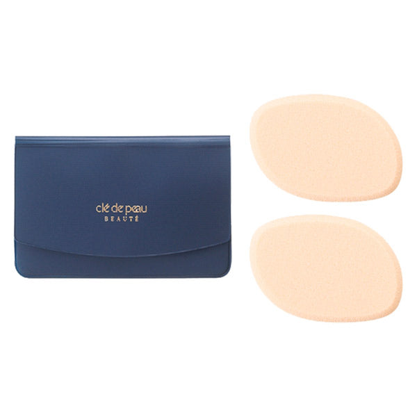 Cream foundation sponge, 2 sheets