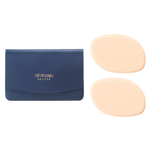 Cream foundation sponge, 2 sheets
