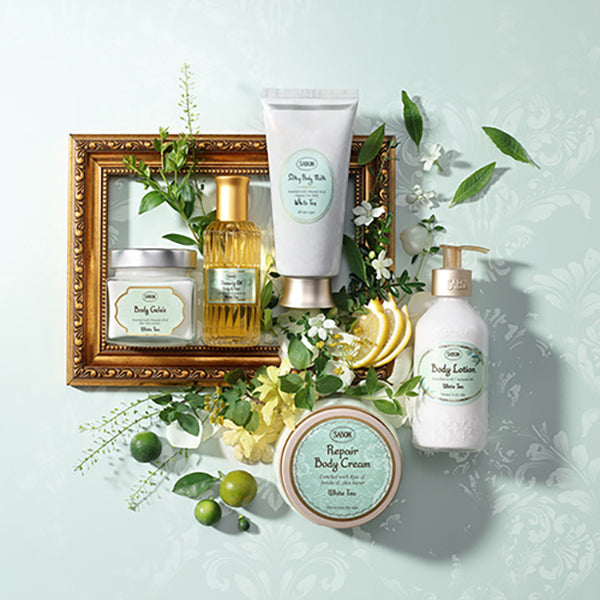 SABON Silky Body Milk White Tea, 200ml