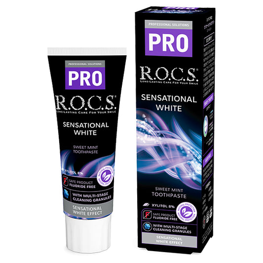 R.O.C.S. PRO Sensational White (Sweet Mint), 94g