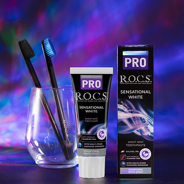 R.O.C.S. PRO Sensational White (Sweet Mint), 94g