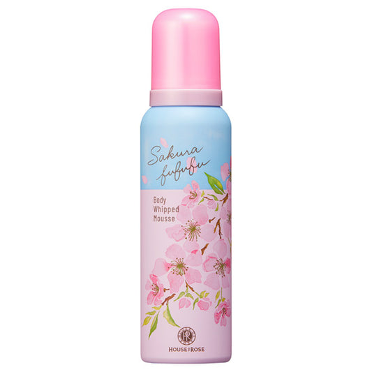 HOUSE OF ROSE Sakura Fufufu Body Whip Mousse (Sakura), 120g