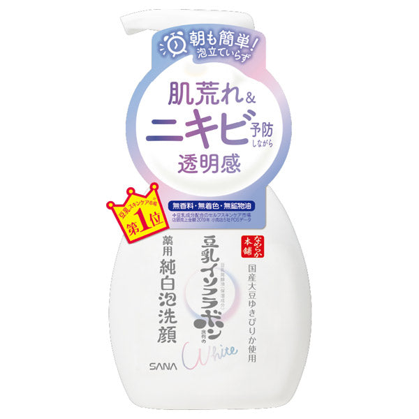 Nameraka Honpo Medicinal foam face wash