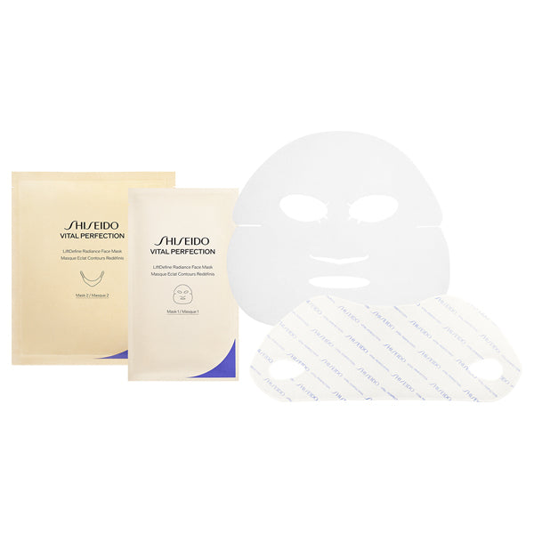 SHISEIDO E-Moisturizer L Define Radiance Face Mask, 6+6 sheets