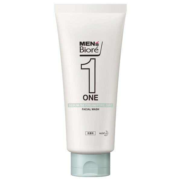 MEN's Biore ONE Cleansing Gel Face Wash, 200g, Citrus Green Scent