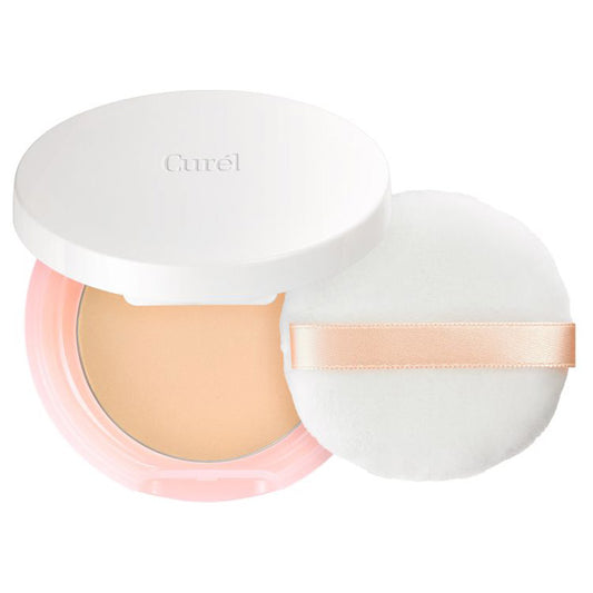 Curel Base makeup, moisturizing powder foundation, SPF16 PA++, light skin tone, 8g