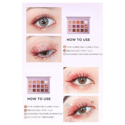 FOCALLURE Go Travel 15-Color Eyeshadow Palette (04 Turkey)