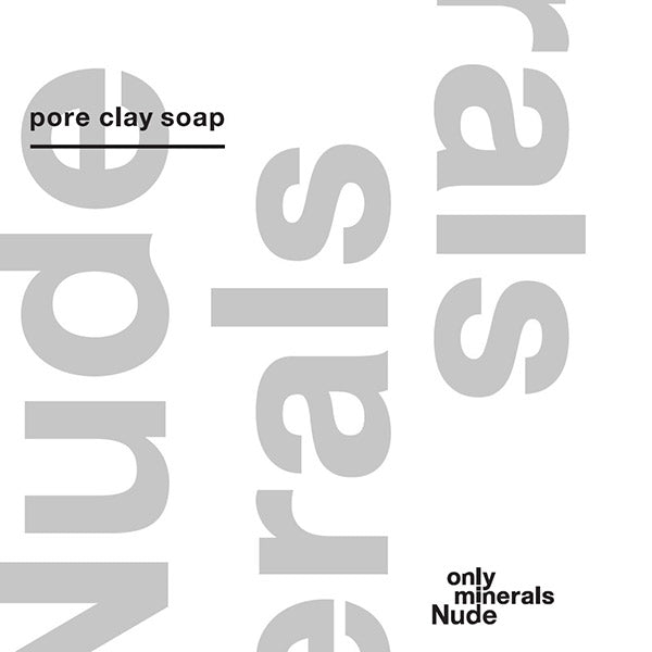 ONLY MINERALS Nude Pore Clay Soap, 80g, Refresh