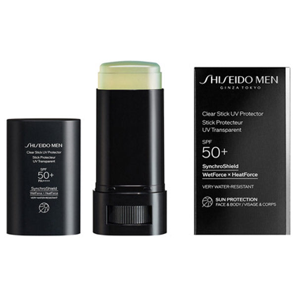 SHISEIDO Men Clear Stick UV Protector, SPF50+ PA++++, 20g