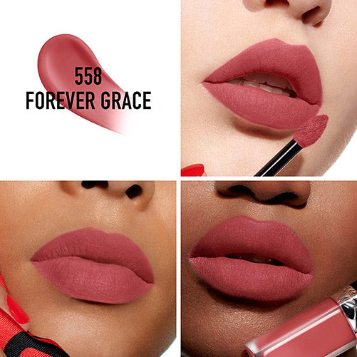 Dior Rouge Dior Forever Liquid, 558 Forever Grace, Color transfer resistant