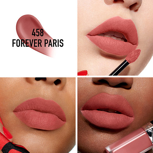 Dior Rouge Dior Forever Liquid, 458 Forever Paris, Color transfer resistant