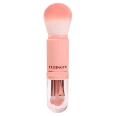 Cotton candy capsule makeup brush set