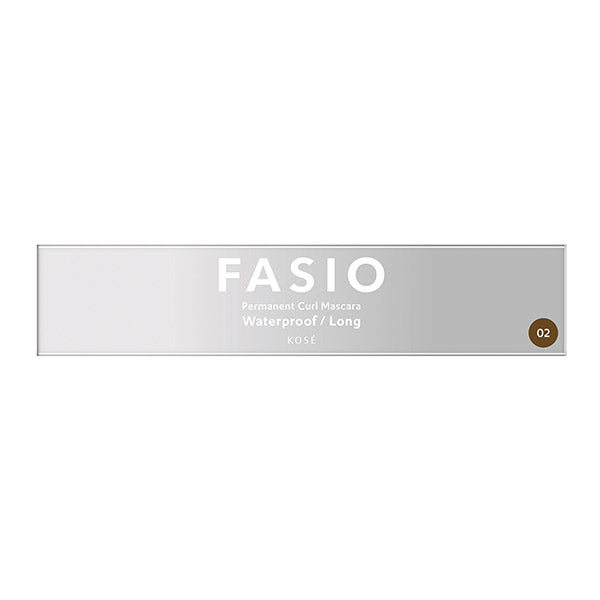 Fasio Permanent Curl Mascara WP (Long), 02 Brown, 7g, Fragrance-free
