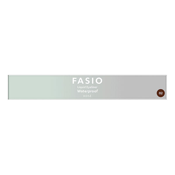 Fasio Liquid eyeliner, 02 Brown, 0.4ml, Fragrance-free
