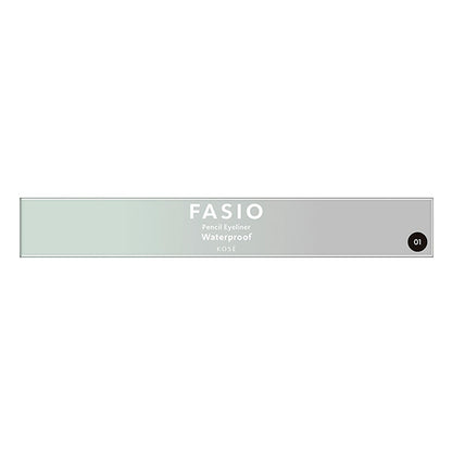 Fasio Pencil eyeliner, 01 Black, 0.1g, Fragrance-free