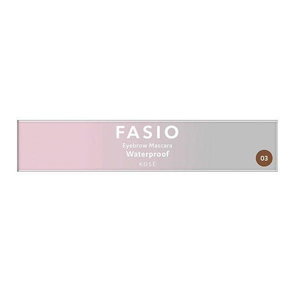 Fasio Eyebrow Mascara, 03 Light Brown, 4g, Fragrance-free