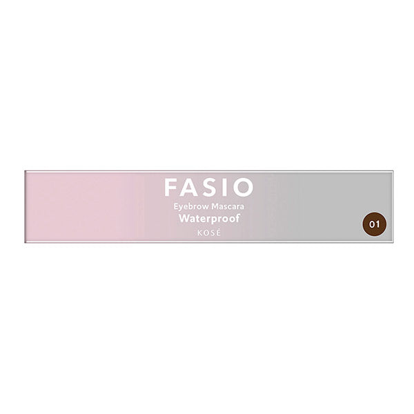 Fasio Eyebrow Mascara, 01 Dark Brown, 4g, Fragrance-free
