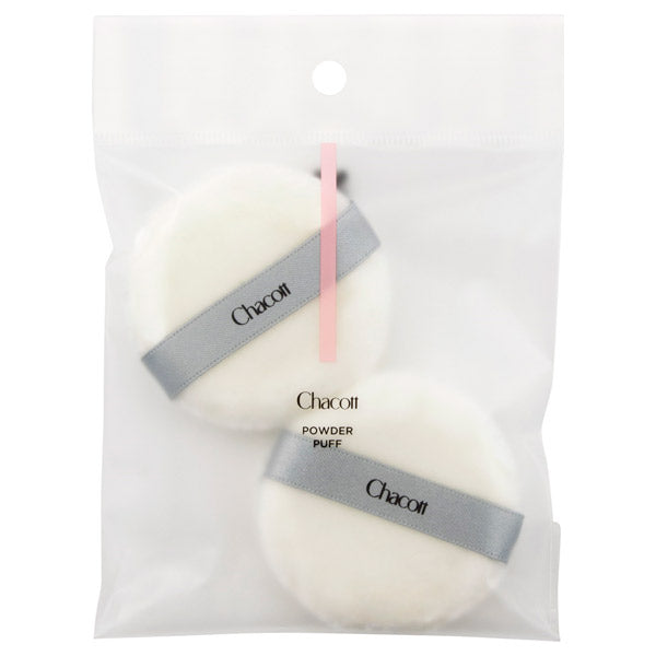 Chacott COSMETICS Powder puff, 027, 2 pieces