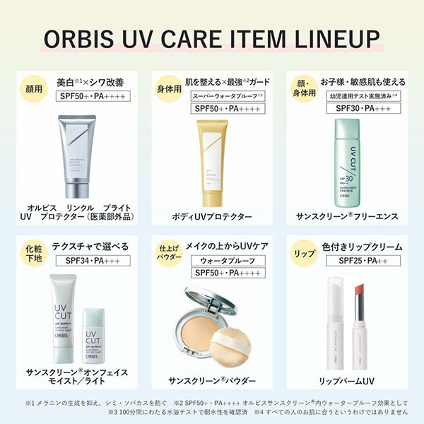 ORBIS Body UV Protector, SPF50+ PA++++, 80g
