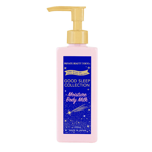 PrivateBeautyTokyo Good Sleep Collection Moisture Body Milk, 200ml