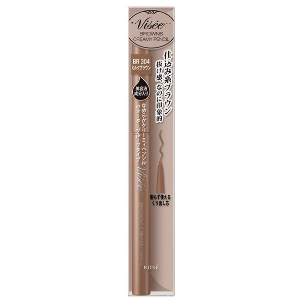 VISEE Riche Browns Creamy Pencil, BR304, 0.1g, Fragrance-free