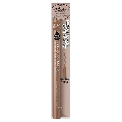 VISEE Riche Browns Creamy Pencil, BR304, 0.1g, Fragrance-free