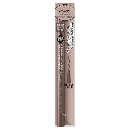 VISEE Riche Browns Creamy Pencil, BR303, 0.1g, Fragrance-free