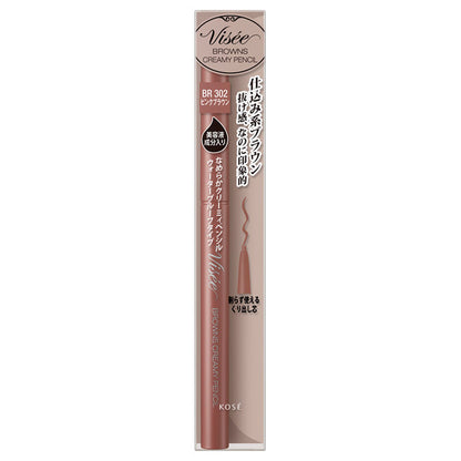 VISEE Riche Browns Creamy Pencil, BR302, 0.1g, Fragrance-free
