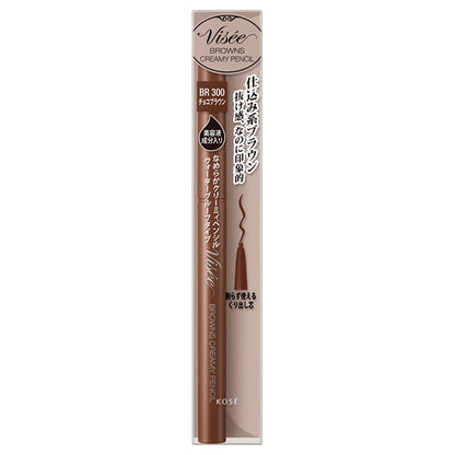 VISEE Riche Browns Creamy Pencil, BR300, 0.1g, Fragrance-free
