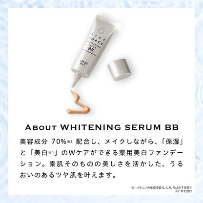 Rice Force Whitening Serum BB SPF20 (Natural)