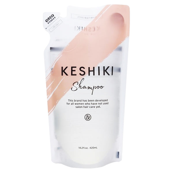KESHIKI Shampoo Refill (Citrus Savon Musk), 420ml