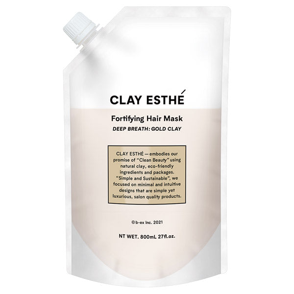 Clay Esthe Fortifying Hair Mask Gold Clay / Refill / 800ml