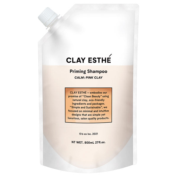 Clay Esthe Priming Shampoo Pink Clay / Refill / 800ml