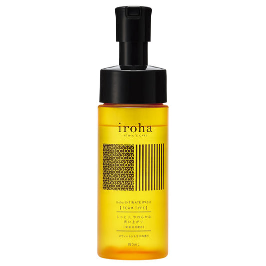 iroha INTIMATE WASH [FOAM TYPE] Sweet Citrus Scent, 150ml