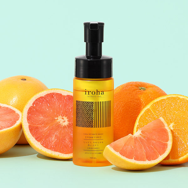 iroha INTIMATE WASH [FOAM TYPE] Sweet Citrus Scent, 150ml