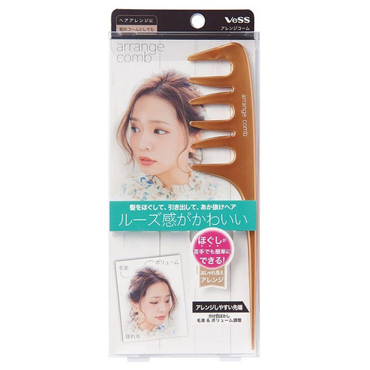 Hair arrangement comb, main body