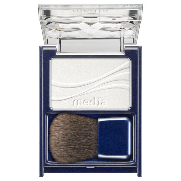 media Bright Up Cheek S, WT-01 (White), 2.8g, Fragrance-free