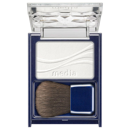 media Bright Up Cheek S, WT-01 (White), 2.8g, Fragrance-free