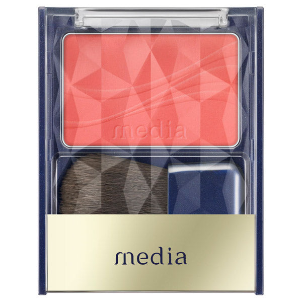 media Bright Up Cheek S, RD-03 (Red), 2.8g, Fragrance-free